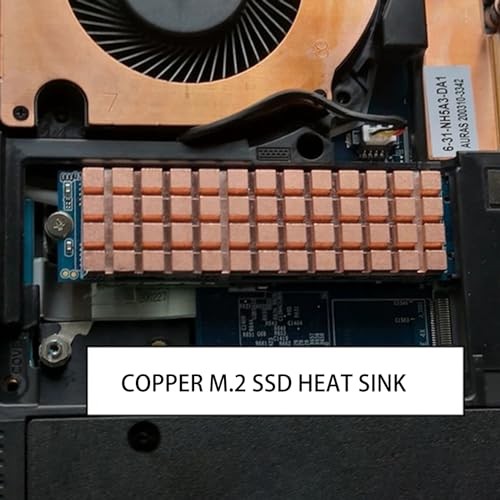M.2 Heatsink 67x18x1.5mm Pure Copper for Cooling 2280 M2 SSD NGFF Copper-0.05" - 第 8/8 張圖片