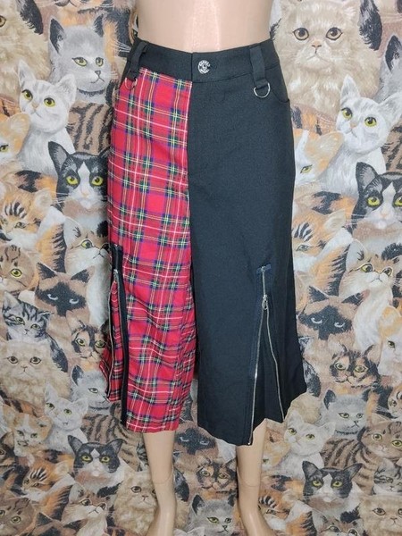 Women Banned Trousers Black Polyester XL