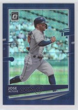 2020 Panini Donruss Optic FOTL Blue Pandora Prizm 83/99 Jose Altuve #159 1b8