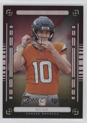 2024 Panini Photogenic Rookie Pix Silver 6/150 Bo Nix #18 RC 16wc
