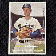 1957 Topps Set-Break #366 Ken Lehman VG-VGEX