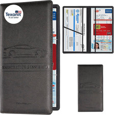 Car Registration and Insurance Card Holder, Vehicle License Document Glove Box C