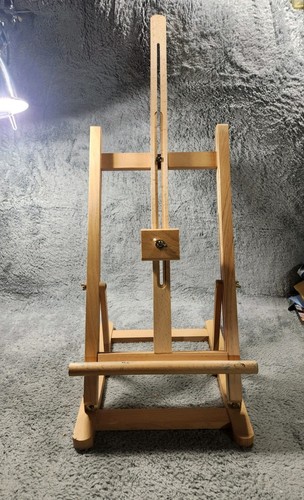 Wood Tabletop Easel for Painting Art Solid and Adjustable 