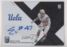 2017 Panini Elite Draft Picks Draft Picks Auto Eddie Vanderdoes #241 Auto 0c2