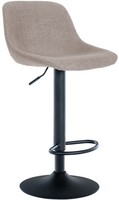 Barhocker Loft Stoff Taupe