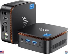 Mini PC Windows 11 Pro, 12th Gen N97, 16GB RAM, 512GB SSD, 4K HDMI, Dual WiFi