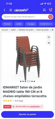 8 Chaise Terra Cota - Photo 1/2