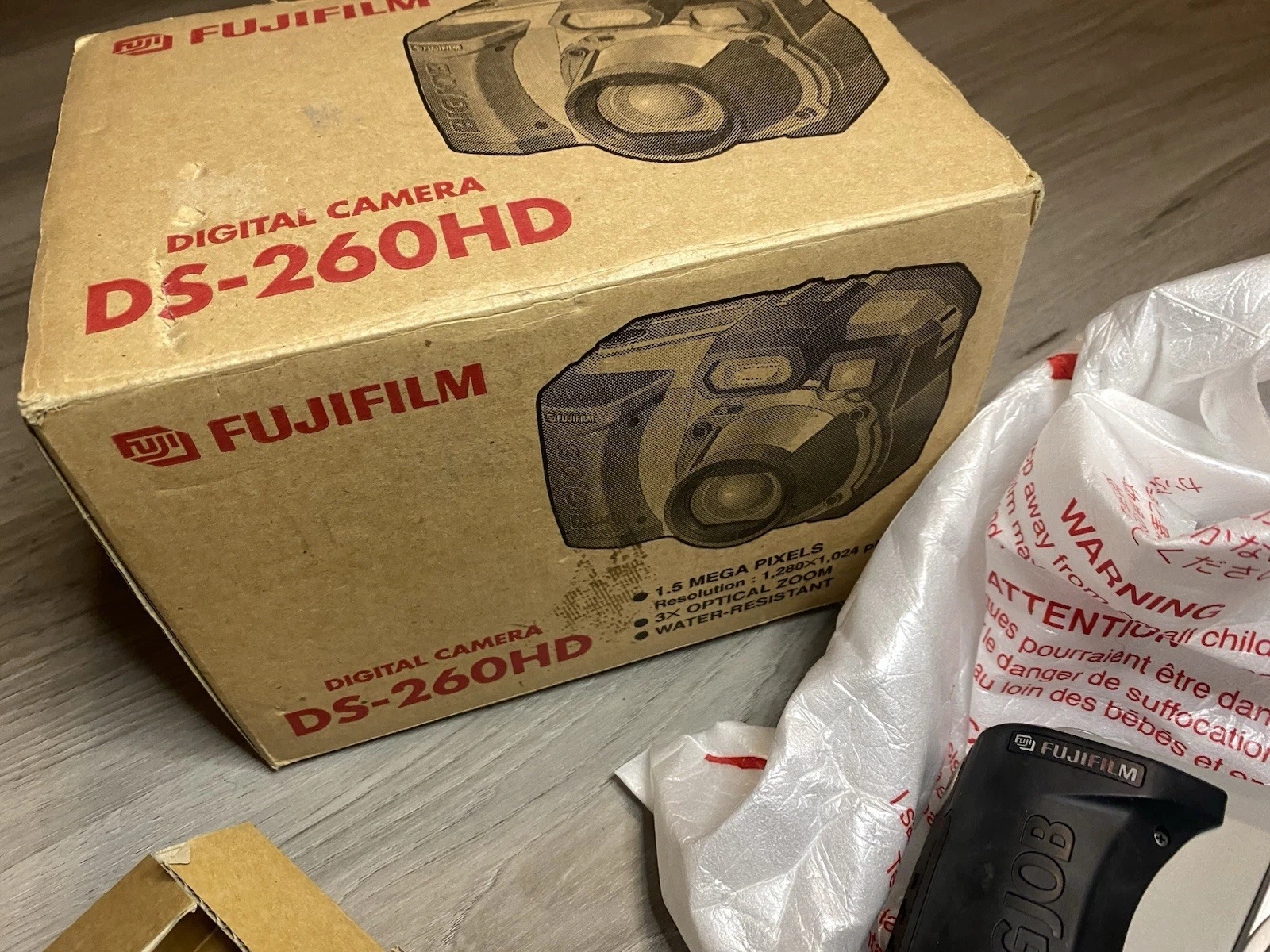 FUJIX DS-260HD BIGJOB Digital Camera Boxed 1998 READ Tested RARE image 18