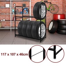 Reifenständer Reifenhalter Felgenständer StänderTragkraft 8 Reifen Reifenregal