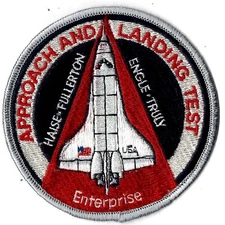 NASA SPACE SHUTTLE ENTERPRISE APPROACH AND LANDING TEST PATCH