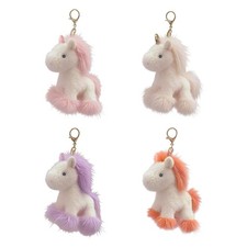 Playful Horse Plush Keyring Soft Toy Adorable Purse Ornament For Animal Lovers