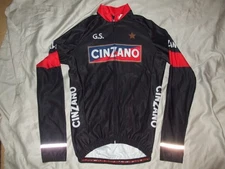 Hincapie Long-Sleeve Cycling Jersey, GS Cinzano, Men's S
