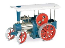 New Live Steam Wilesco D405 Steam Traction Engine (Blue) - UK Supplier