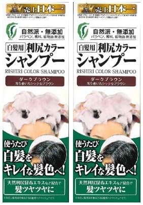 Rishiri Color Shampoo Dark Brown 200g 2 Piece Set New From Japan FedEx Free SHP