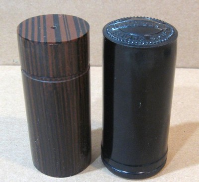 Vintage D & W GIBBS Bakelite COLD CREAM SHAVING SOAP STICK and CELLULOID POWDER?