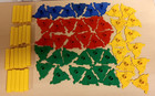 Polydron Triangles And Struts vintage 1990s educational building set made in Eng