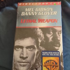 Warner Lethal Weapon Director's Cut VHS Mel Gibson Danny Glover Action Crime