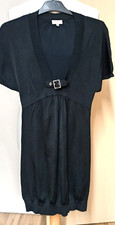 Karen Millen Little Black Dress Buckle Detail Size 8 Ladies Womens
