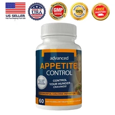 Advanced Appetite Control Healthy Weight Loss Management Fat Burn 60 Capsules