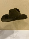 Stetson 3X Beaver XXX Felt Hat 7 1/4 VTG Vintage Dark Olive Green VERY NICE! — photo 3