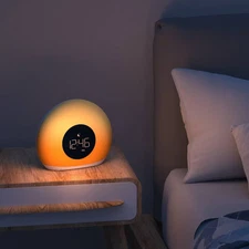 Moon Glow Alarm Table Clock with Color Changing Light - Capello: Digital