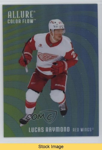 2025-26 Upper Deck Allure Color Flow Green Blue Lucas Raymond #CF-15 READ 1h4a