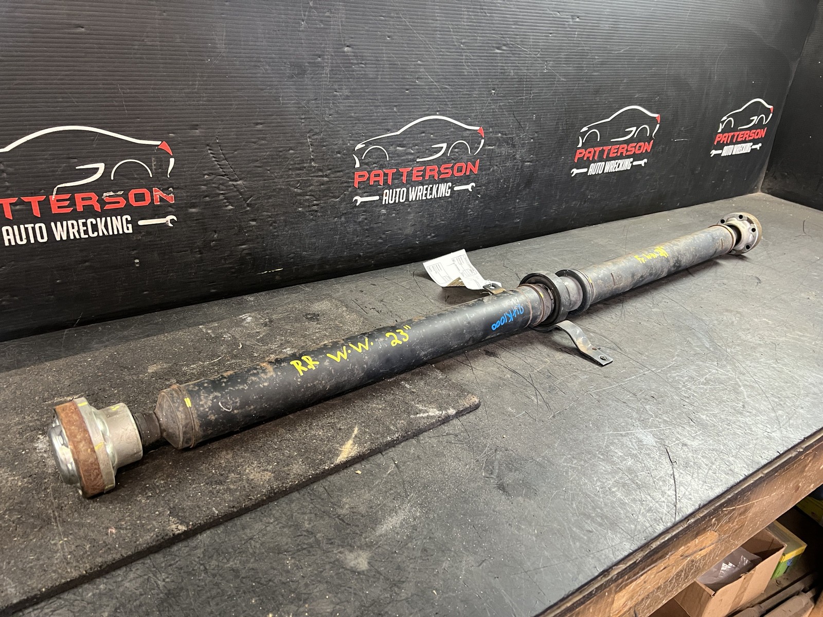 03-10 BENTLEY CONTINENTAL 6.0 REAR DRIVE SHAFT FRW-W:24", RRW-W:23", 3W0521101D