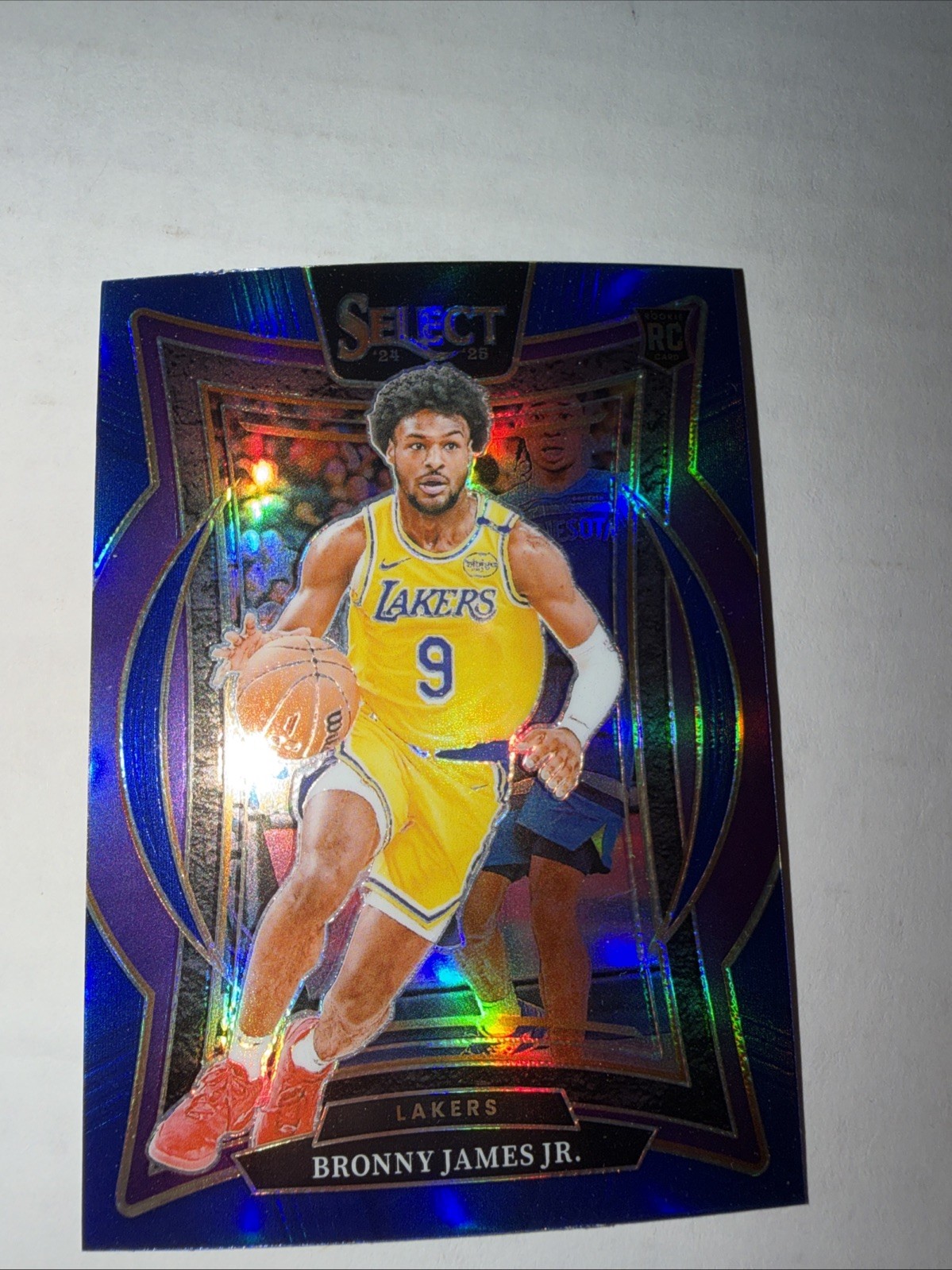 2024-25 Panini Select - Concourse Bronny James #90 Blue Prizm (RC)