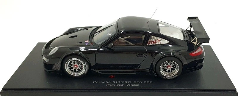 Autoart escala 1/18 diecast 80787 - Porsche 911 (997) GT3 RSR carrocería lisa - negro Foto 4 de 4