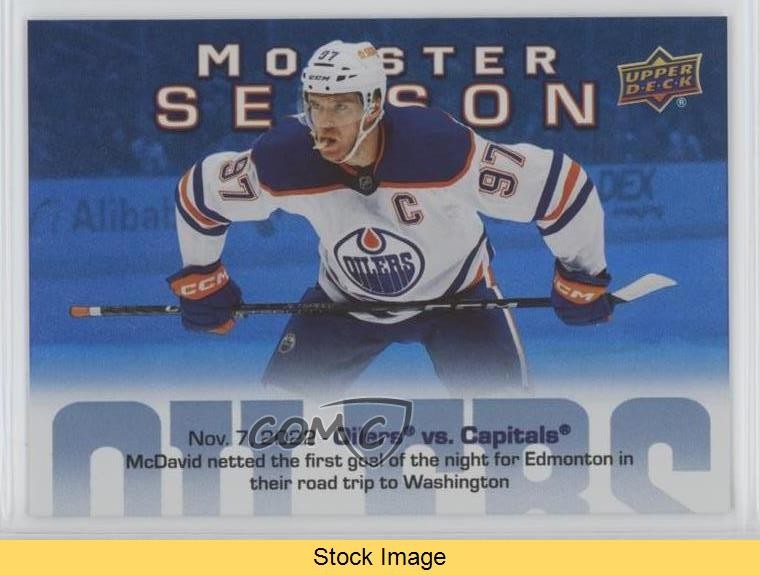 2023-24 Upper Deck Series 2 Monster Season Connor McDavid 11/7/2022 READ 1c8h