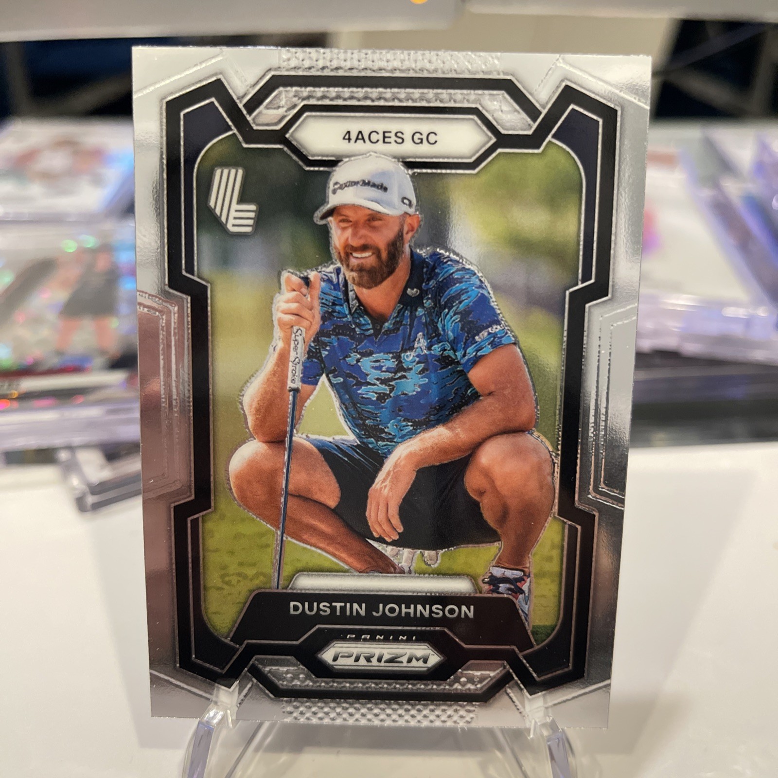 2024 Panini Prizm LIV Golf Dustin Johnson Prizm 🔥 4Aces GC