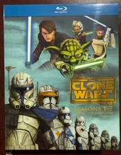 Star Wars The Clone Wars - The Complete Series, Season 1-7 (Blu-Ray, 12-Disc)