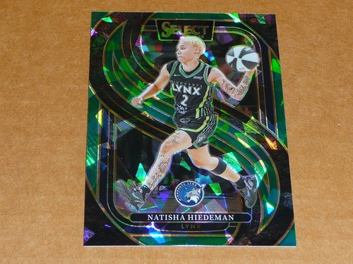 2025 Panini Select WNBA NATISHA HIEDEMAN GREEN ICE PRIZM PREMIER LEVEL LYNX #149