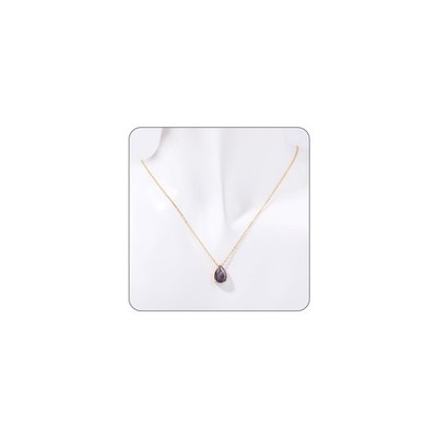 Birthstone Necklace For Women, To My Mom 18k Plated Birth Stone Cubic Zirco - 04