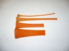 1/8 BRAIDED EXPANDABLE SLEEVING ORANGE TECHFLEX  25 ft.