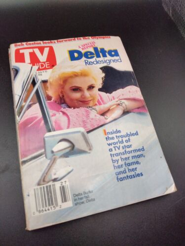 TV Guide Issue # 2049 July, 1992 (Delta Burke - Delta Redesigned) Special Report - Afbeelding 1 van 7