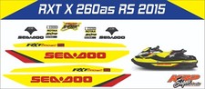 SEADOO RXT X 260 as RS 2015 Graphics / Decal / Sticker Kit Yellow