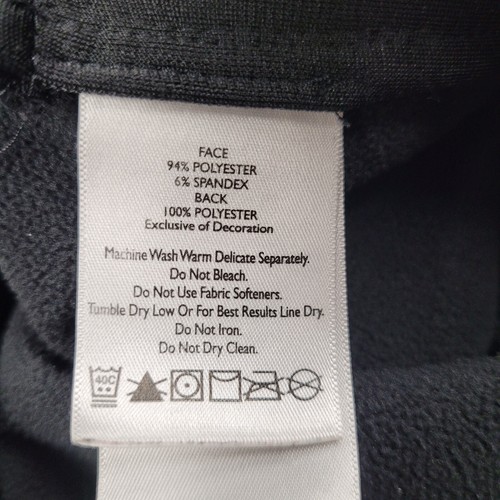 Eddie Bauer Parka Jacket (~XL) Black Full-Zip Hooded Long Pockets-Zip Stretch - Picture 5 of 8