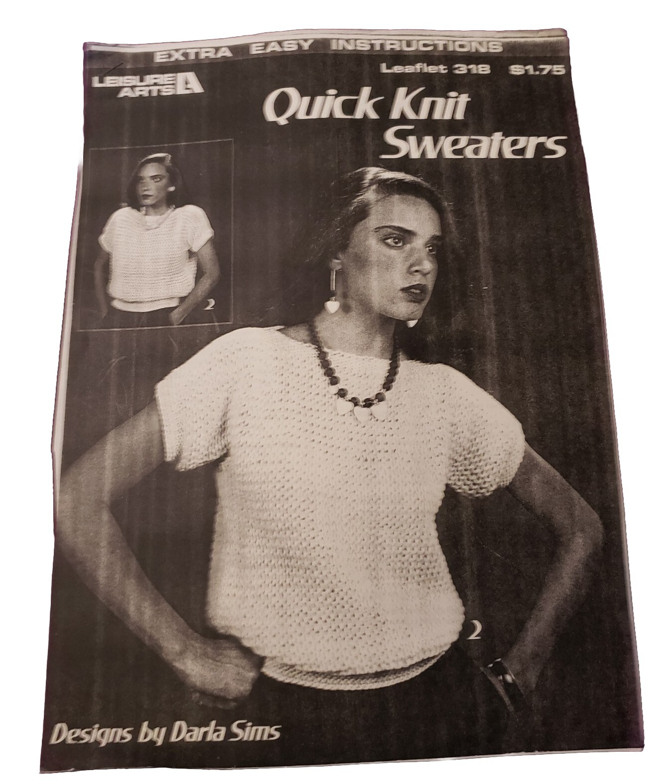 Large Photocopy Mixed Lot - Knit Crochet Pattern Leaflet Copies Afghans Clothes