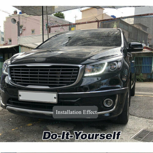 315'' Black Chrome Pickup Truck Door Bumper Side Body Trim Guard Protector Roll - Bild 3 von 11