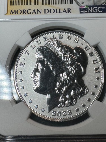 2023 $1 Reverse Proof Morgan Dollar NGC Rev PF 69 First Releases. - Picture 6 of 6