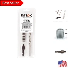 Durable 1/4-20 Stainless Steel Threaded Inserts Kit for Furniture and Cabinetry