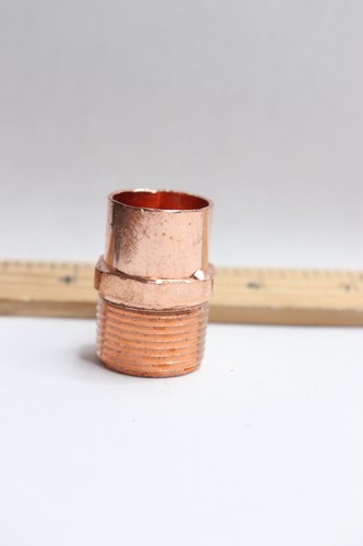 Nibco Reducing Adapter Copper 3/4" x 3/4" 604