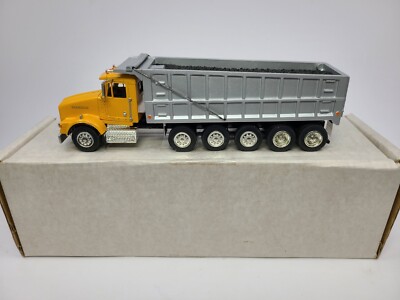 Kenworth T800 12x4 Dump Truck - Yellow - ASAM Smith 1:48 Scale Model New