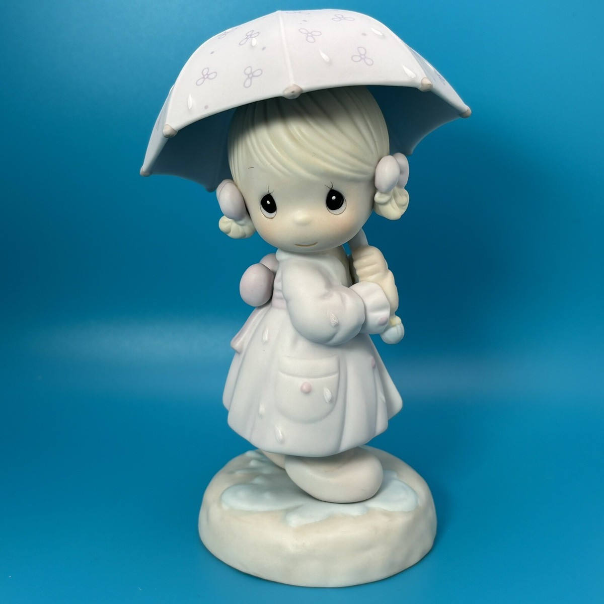 Precious Moments - April - Girl Carrying An Umbrella - 110027 - G