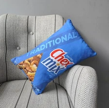 Chex Mix Snacks Pillow,Ornament Toy,Novelty Food Pillow,Snack pillows,Home Decor