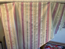 3 Yards "Shimmering" Striped Drapery Fabric, Curtains, Shades