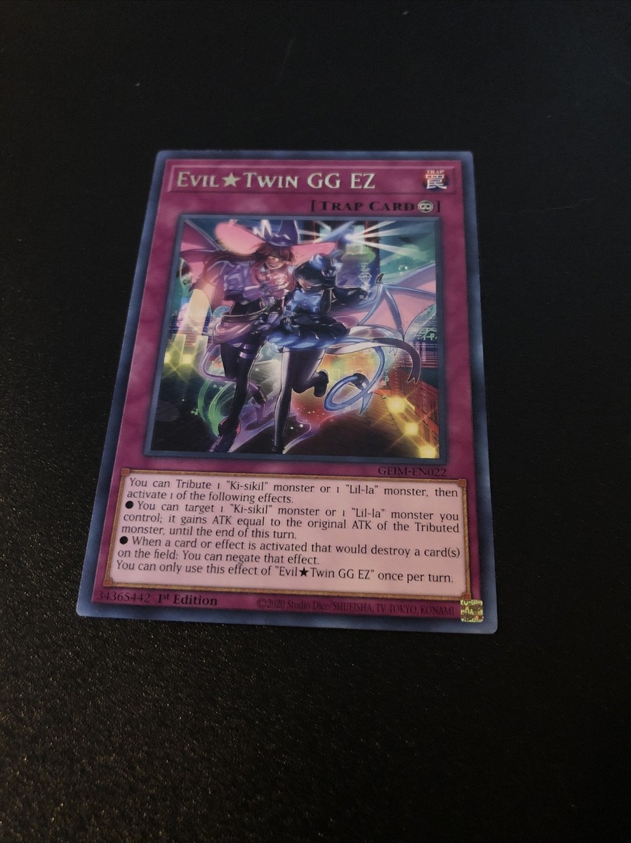 Yugioh TCG - Evil Twin GG EZ GEIM-EN022 - 1st Edition (Mint) | eBay
