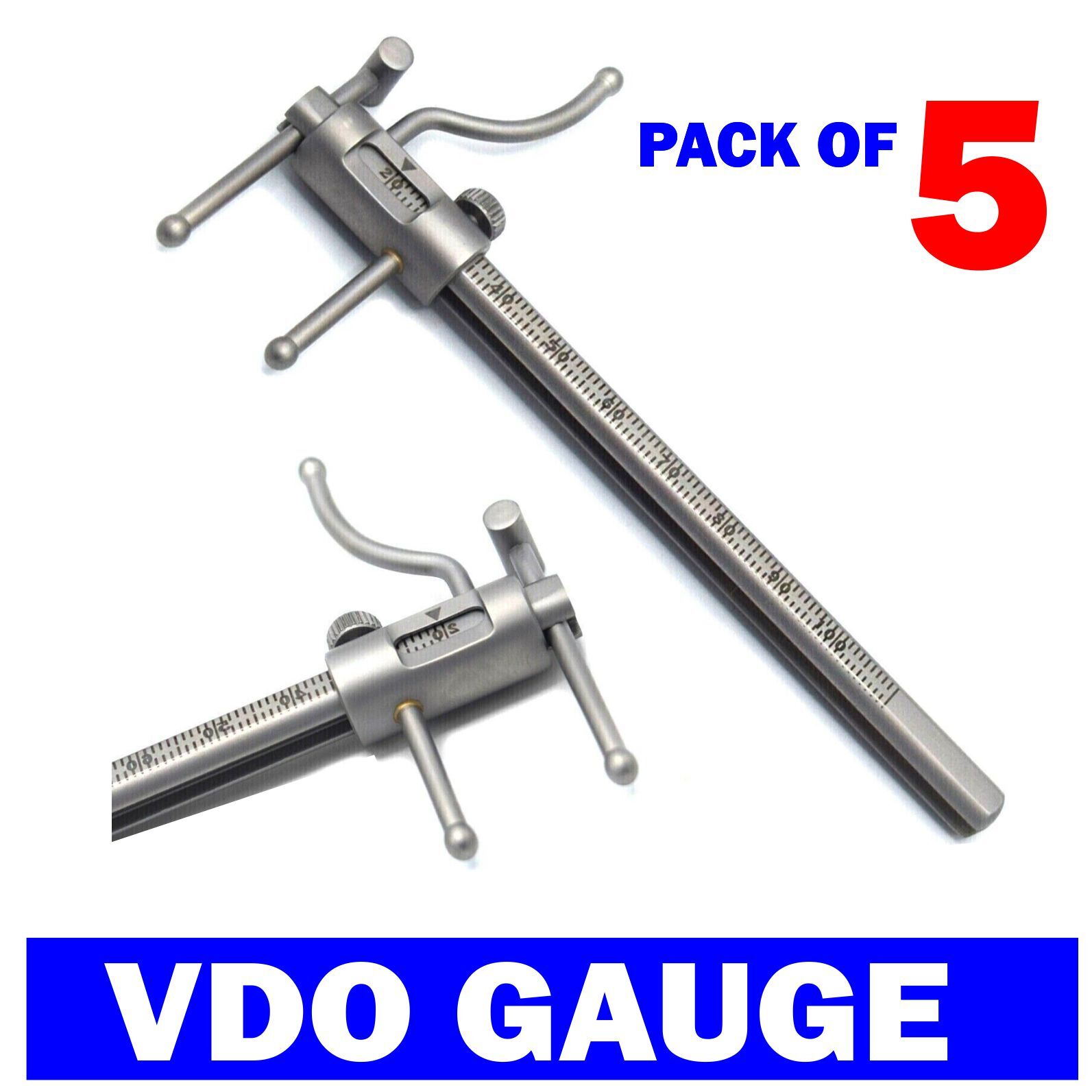 Dental Ruler VDO Gauge Premium Grade Venus Apollo Gauge Prosthodontics