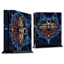 PS Playstation console skins decals wrap - Wolf Dreamcatcher Color